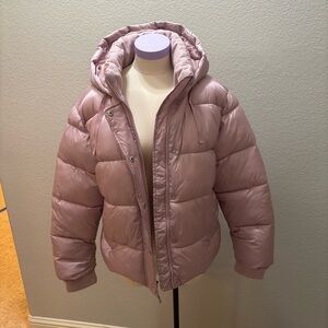 Gap light purple puffer